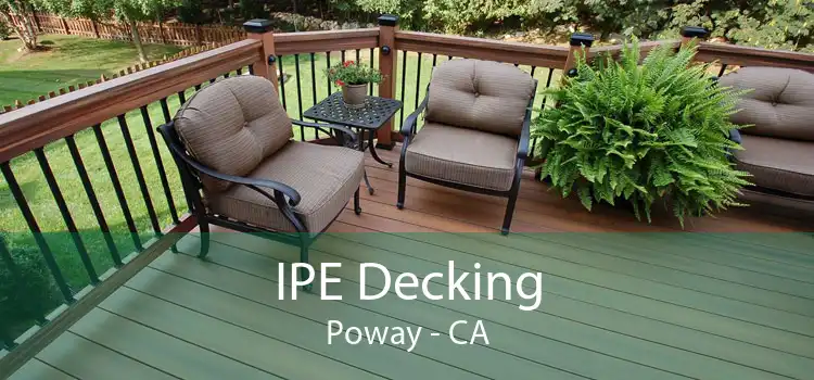 IPE Decking Poway - CA