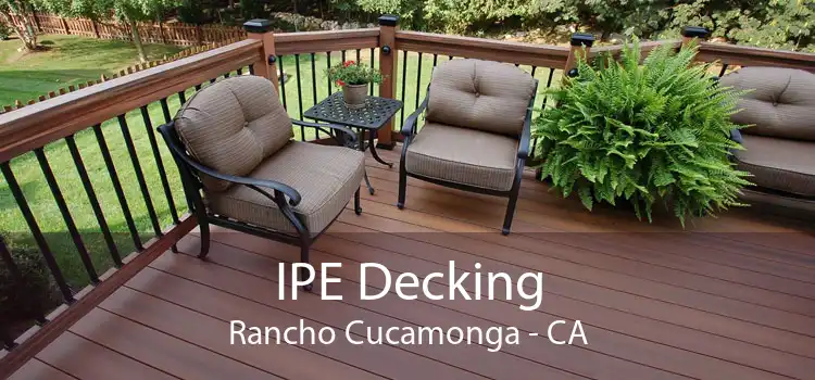 IPE Decking Rancho Cucamonga - CA