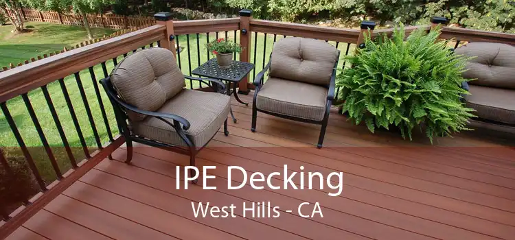 IPE Decking West Hills - CA