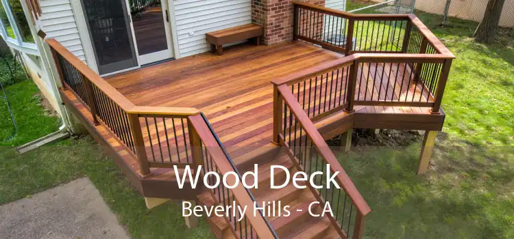 Wood Deck Beverly Hills - CA