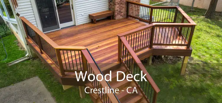 Wood Deck Crestline - CA