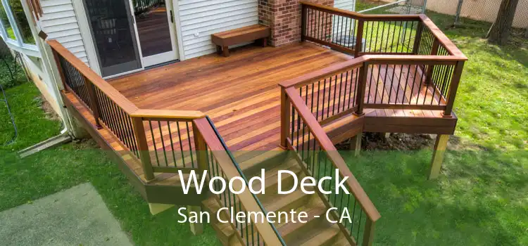 Wood Deck San Clemente - CA