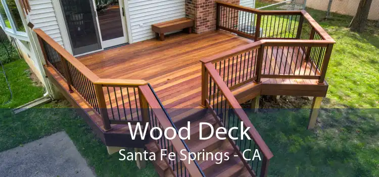 Wood Deck Santa Fe Springs - CA