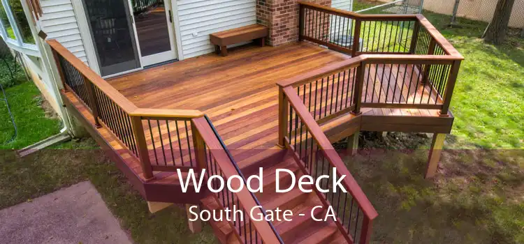 Wood Deck South Gate - CA