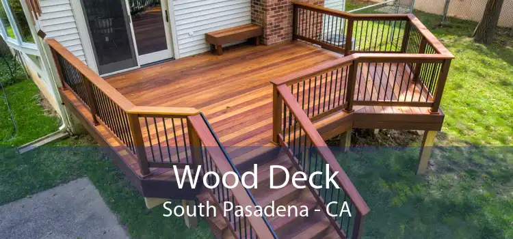 Wood Deck South Pasadena - CA